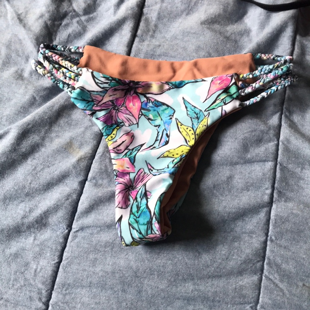 floral cheeky reversible bottoms